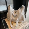 New Fashion Corduroy Women's Large Capacity Shoulder Crossbody Bag Vintage Solid Color Dumpling Hobo Bag for Travel and Daily KTY