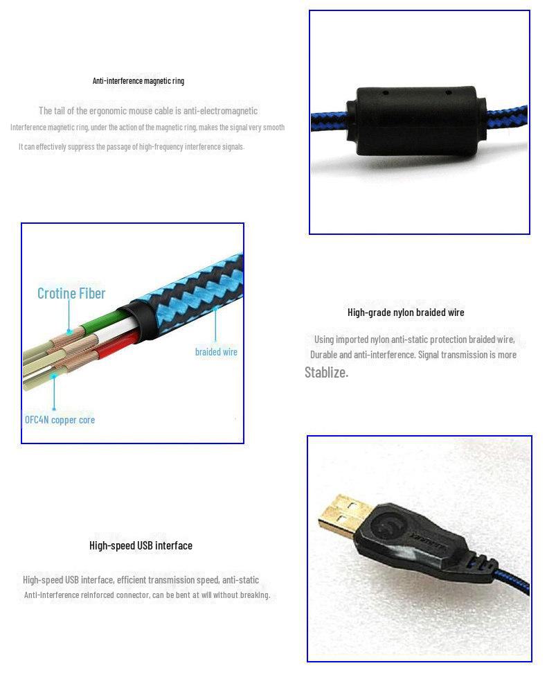 Светящаяся проводная USB вертикальная оптическая мышь с эргономичной поддержкой запястья для офисного использования