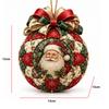 Cross-border Hot-Selling Patchwork Ornament Christmas Decorative Ball DIY Handmade Material Kit for Holiday Tree Hanging Festive Home Decor