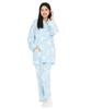 SAZAC Cinnamoroll Flannel Pajama Long Sleeve and Loungewear Women's Set, Pants, (Sax/L/SAN1868)
