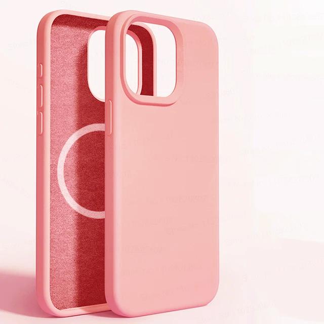 For Magsafe Liquid Silicone Magnetic Case For For Iphone 16 15 14 13 12 11 Pro Max 16 14 15 Plus Wireless Charging Back Cover
