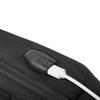 Premium Single Shoulder Anti-Theft Urban Backpack with Organizer and USB - Black