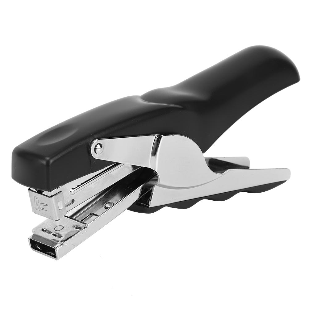 Офисный степлер, инструмент для экономии труда, школьные принадлежности, зажим черного цвета для коллекции поделок
