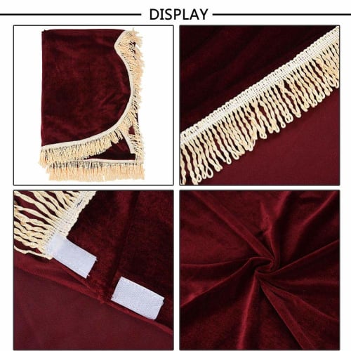 Пылезащитный чехол для пианино для вертикальных пианино, 202*161см, Мягкий, Легкий, Компактный, Чехол для вертикального пианино, Сделан из ткани Пруше (красный)