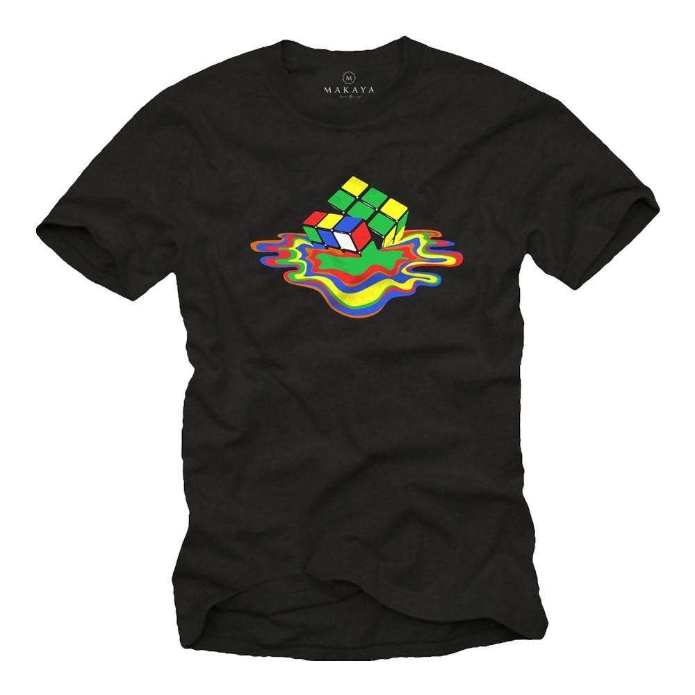 Magic Cube T-Shirt Nerd Gamer Gaming Cool Gifts Mens Boys Men Cult