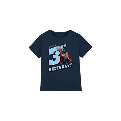 Футболка для детей на 3-й день рождения с Тором