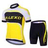 Mens Cycling Jersey Set Short Sleeve Quick Dry Breathable Bike Apparel Ride