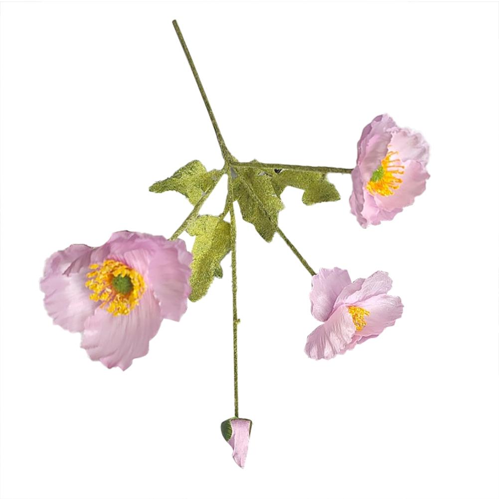 1 шт. Красивые искусственные цветы из шелка для сада, свадьбы, имитации цветов, букеты, искусственные цветы, мак, самосейка, домашний декор