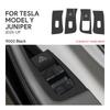 Итальянская накладка из алькантары для отделки верха LHD RHD для Tesla Model Y Juniper 2025 2026-Up переключатель стеклоподъемника аксессуары для интерьера автомобиля