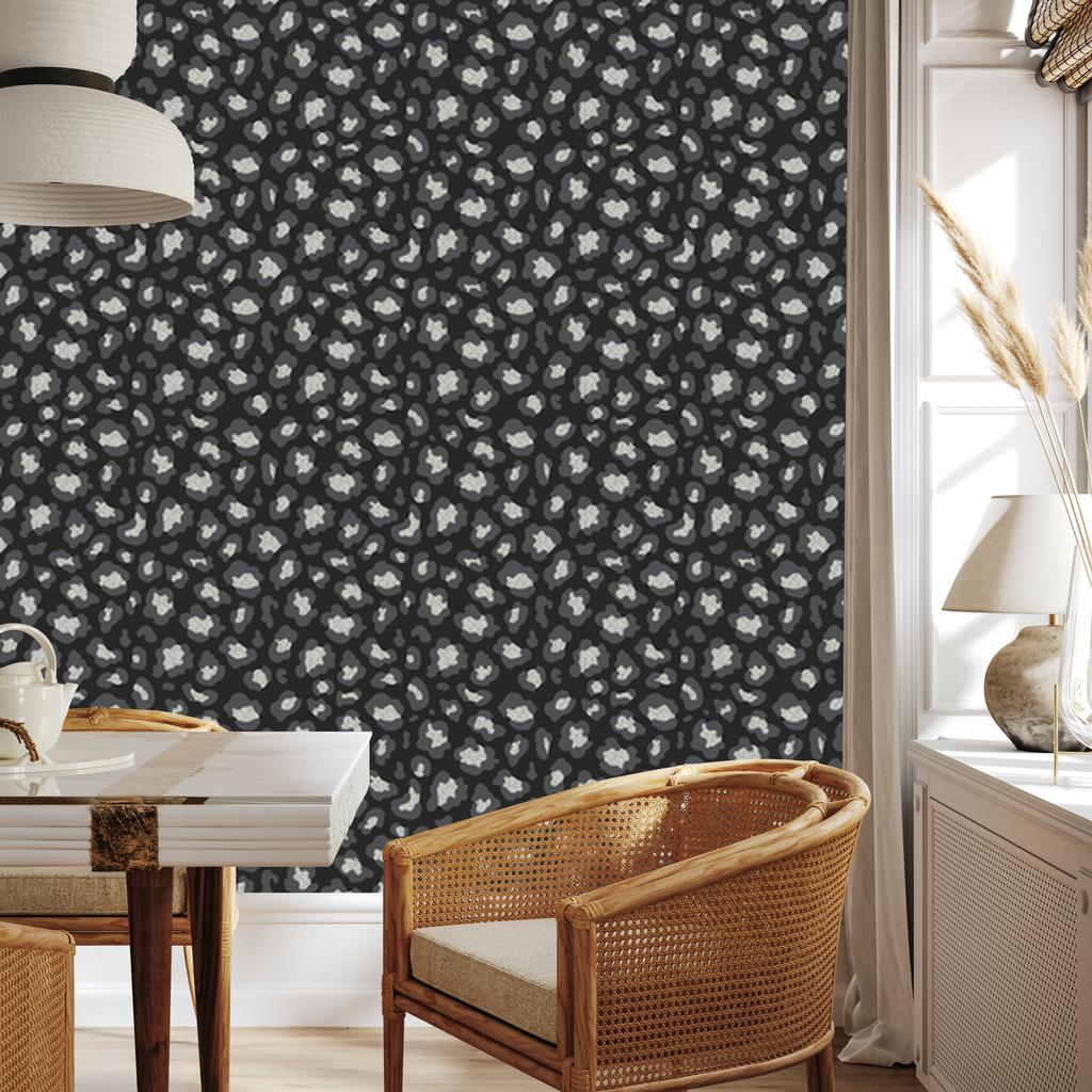 Wallpaper Gray Graphite Leather, Graphite Background for Living Room and Bedroom 50x1000
