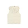 Onoff Women Knit Down Vest Ivory Of2003lb