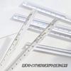 EsiFare Transparent Straight Rulers, Set of 2, Triangular Ruler, Triangular Ruler, 0-15cm, 0-20cm, Three-Sided Straight Ruler, Transparent Stationery,