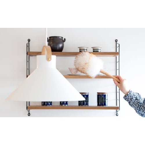 Перезапуск Шерстяная метелка, Большая, Шерстяная метелка (Инструмент для уборки, Удаление пыли, Натуральная шерстяная метелка, Стильная, Удобная шерстяная метелка, Простая в использовании, Чистка автомобиля)