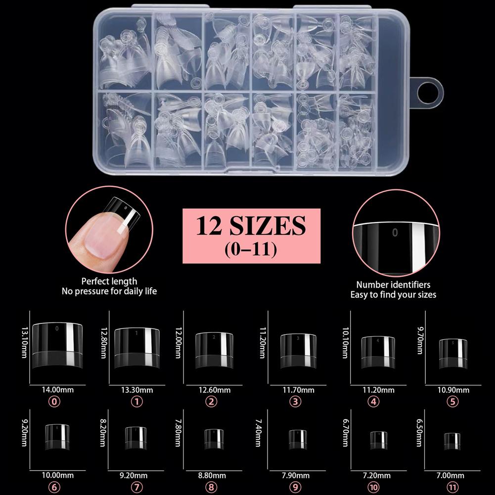 120pcs Half Cover Almond Fake Nails Half Matte Pre Buff Acrylic Nails Extra Short Almond Shape Gel Nail Nail Forms Salon