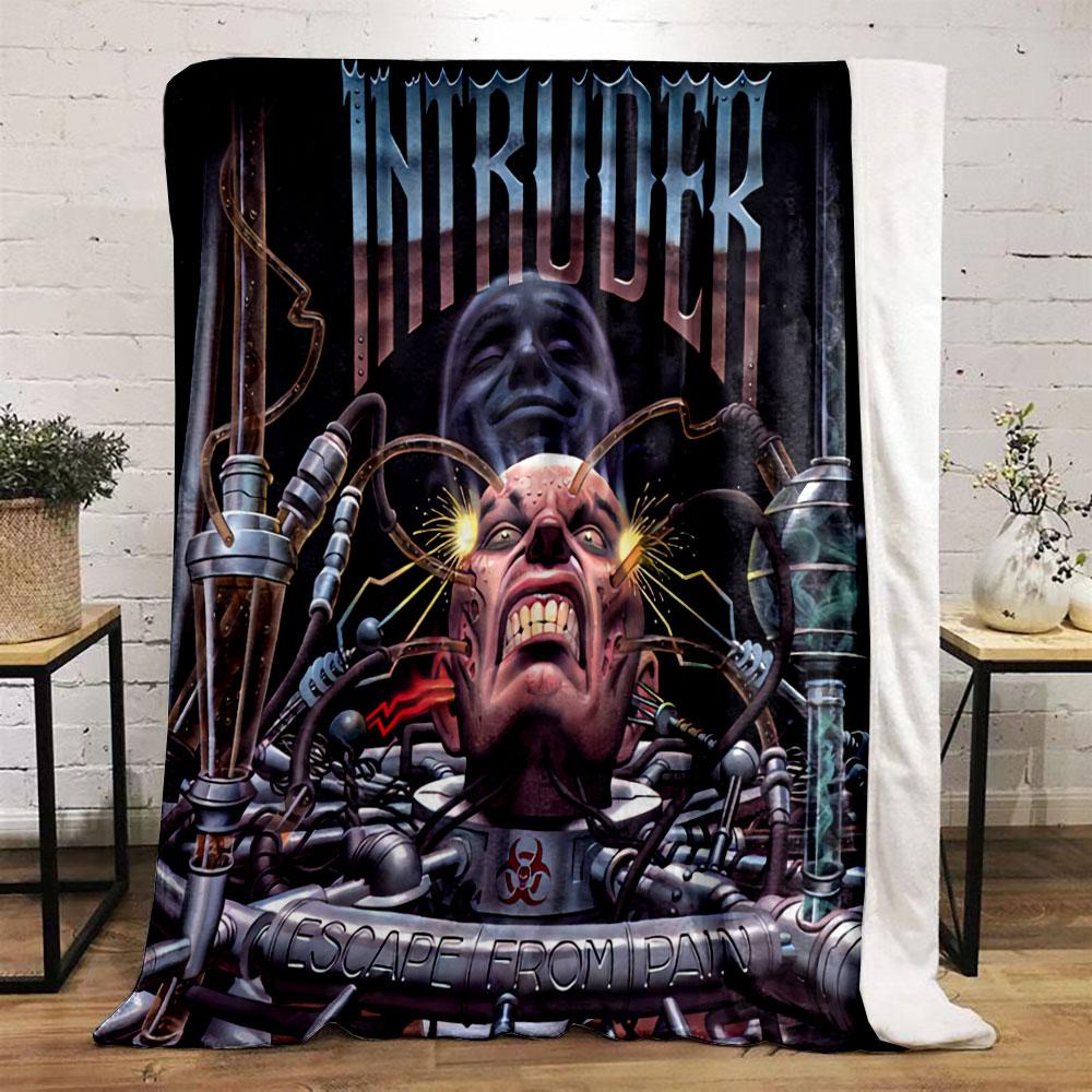 Intruder Sci-Fi Art Blanket for all seasons blanket lunch break throw gift