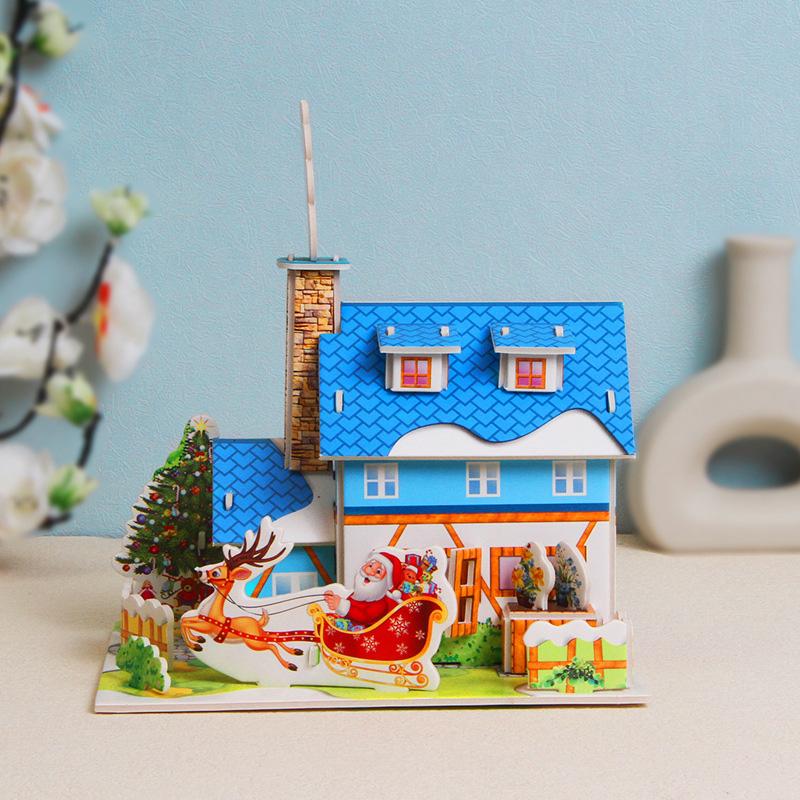 Сделай сам Ручная Бумажная Открытка 3D Пазл-конструктор Модель Настольные Украшения Детские Образовательные Игрушки