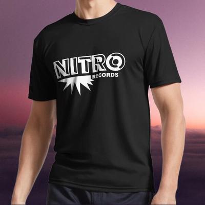 Новая футболка nitro records - Футболка с активным логотипом Смешной Размер от S до 5XL
