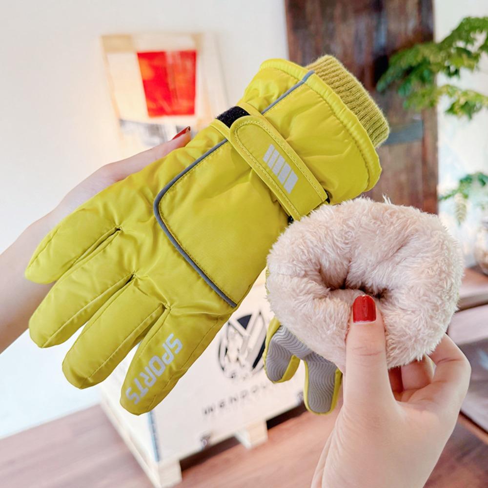 Термо Мультифункциональные Зимние Лыжные Перчатки Водонепроницаемые Сохраняющие Тепло Мужские Варежки Утепленные С Полными Пальцами Перчатки для Вождения Езды