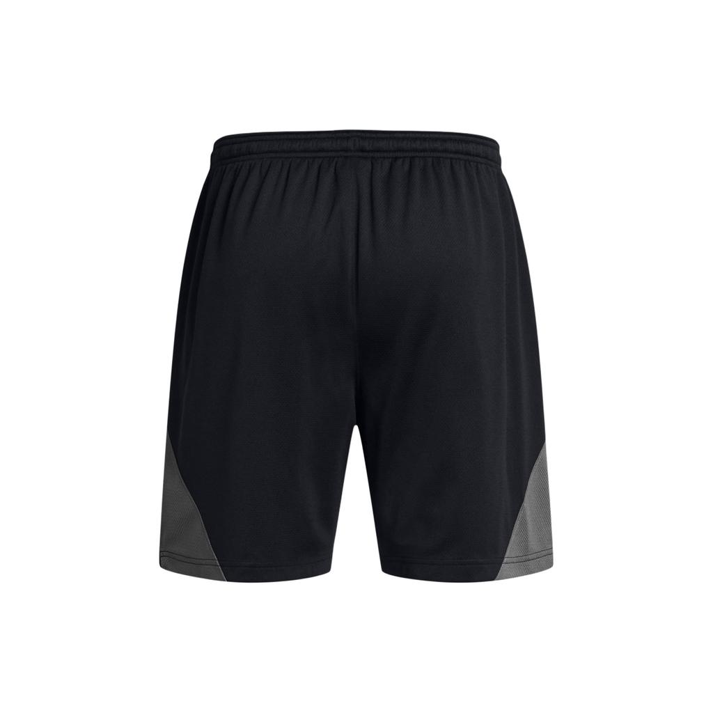 Under Armour Шорты Curry Splash с буквенным принтом и завязками на средней посадке, облегающие повседневные шорты для мужчин, черные 1380327-002