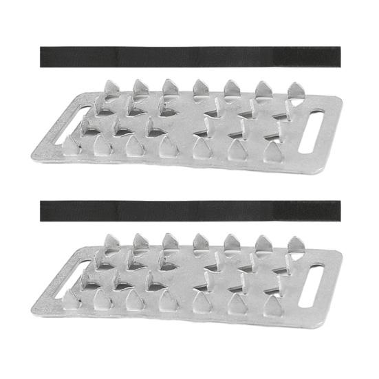 1 Pair 26-Tooth Ice Claws Crampons Non-Slip Stainless Steel Shoe Covers for Outdoor Climbing Snow Activities