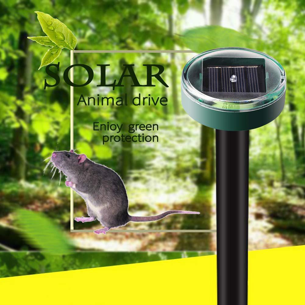 Экологичный водонепроницаемый ультразвуковой отпугиватель вредителей змей на солнечной энергии