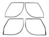 Rise Finish Stainless Steel Door Speaker Rings A200S/A210S Ultra-Mirror (4-Piece Set) [SPEAKER-056]