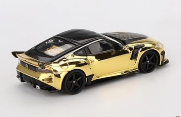 MINI GT 1/64 Scale Nissan Z Veilside FFZ400 Gold Chrome (Right-Hand Drive) Finished Model MGT00985-R