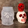 DIY череп силиконовые формы для смолы глины ремесло Хэллоуин украшения дома