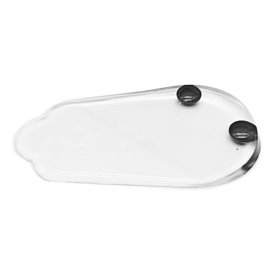 1 пара силиконовых корректирующих стелек XO, магнитотерапия для ног, амортизирующие пяточные подушечки для ортопедической поддержки