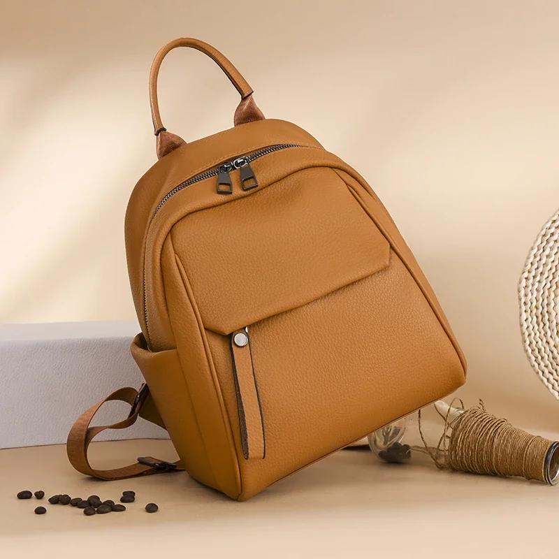 Повседневный женский рюкзак на молнии, универсальная школьная сумка, новая мода