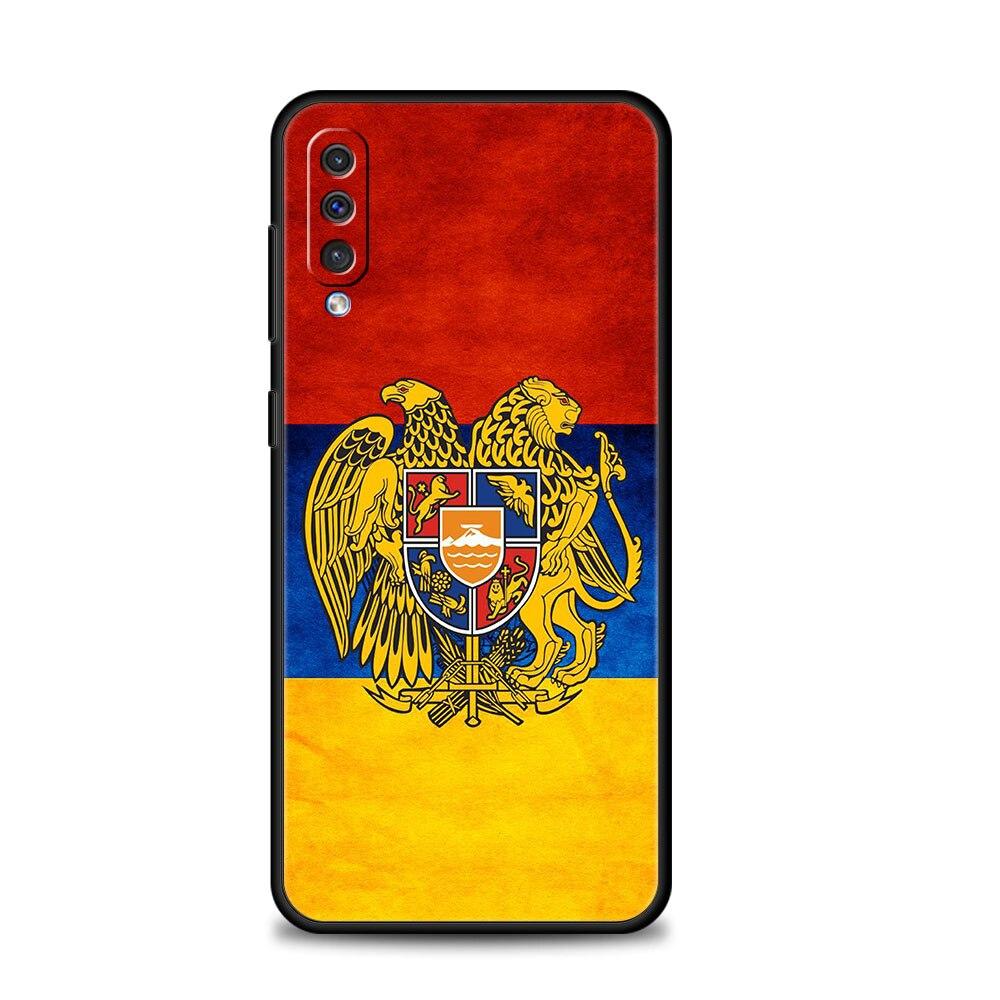 Тонкий чехол для телефона с армянским флагом Армении для Samsung Galaxy Note 20 Ultra 10 A20s A30 A10 A70 A50 A40 A20e A10s M52 5G