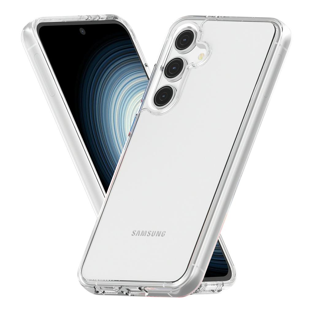 For Samsung Galaxy S25 FE Case PC+TPU Shockproof Clear Phone Cover