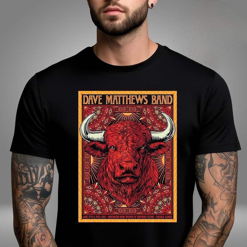 Летний Редкий Dave Matthews Band В Amphitheater Allianz На Riverfront В Ричмонде Вирджиния 15 Июля 2025 Унисекс Футболка - Мужская...