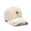 New B letter embroidered washed baseball cap children spring and summer thin breathable casual versatile sun hat men