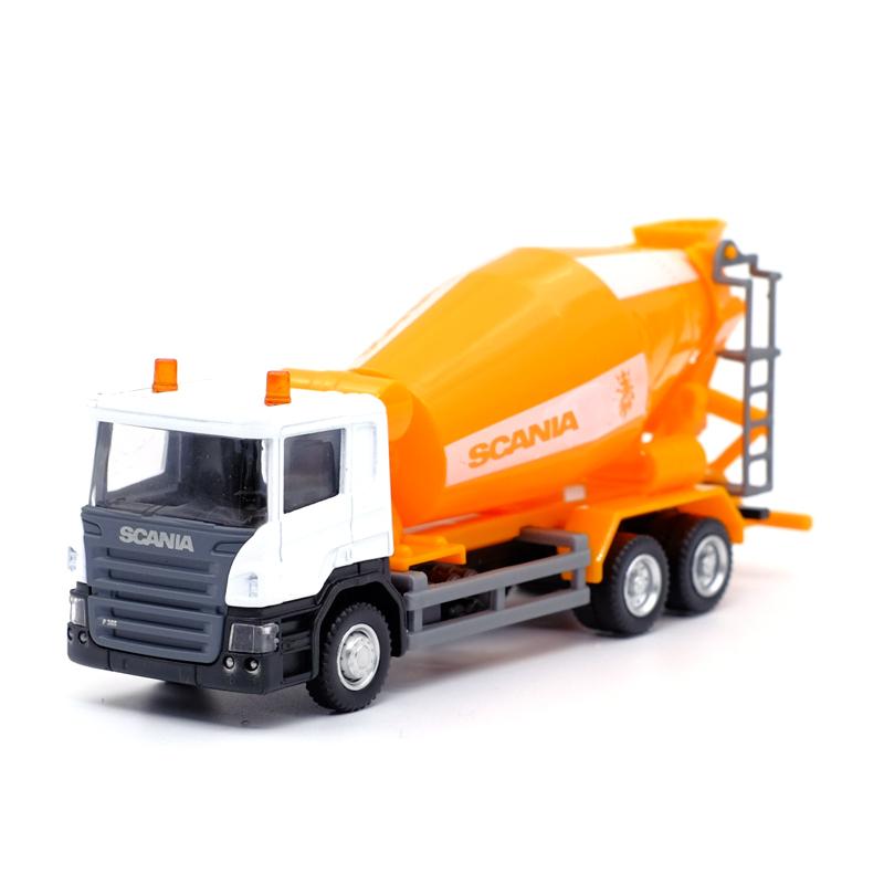 МУЖСКАЯ SCANIA Пожарная машина Бетономешалка Мусоровоз Симуляция Литая и Игрушечная машина RMZ city 1:64 Металлические Модели Машин Подарки Для Детей