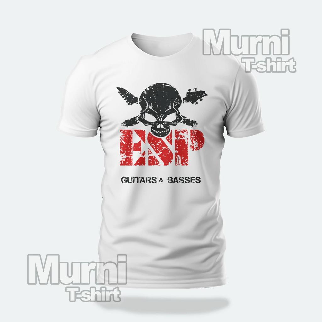 Летняя мотоциклетная ESP Guitars ЛОГОТИП S-4xl 2025 Новая Экологичная Мир в Душе Индивидуальность Мода Мечта Чувства Привлекающая Внимание