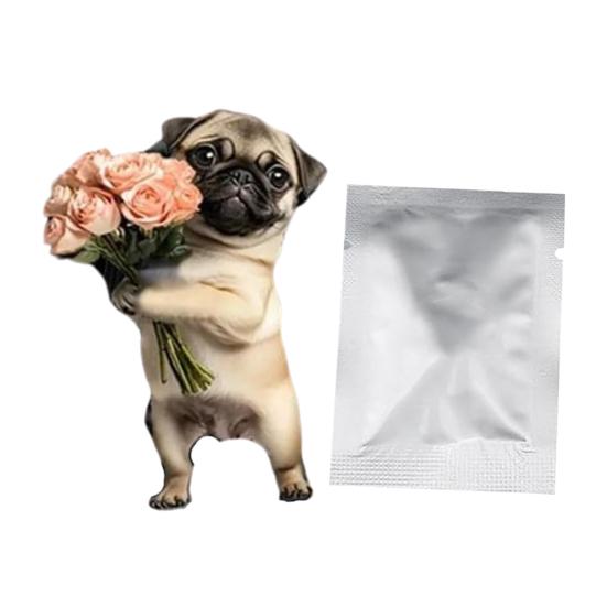 Щенок Освежитель воздуха для автомобиля Акриловый зажим на воздуховод Милый декор для приборной панели со сменными ароматическими подушечками Легкий подарок для любителей собак Автоаксессуары