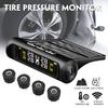 Car Solar Wireless TPMS Tyre Tire Pressure Monitor System LCD+4 External Car Sensor Car Truck Waterproof IP67 Monitor