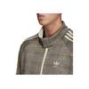 Adidas Originals Trefoil Houndstooth Casual Sports Jacket With Collar Men Jacket Khaki ED6131