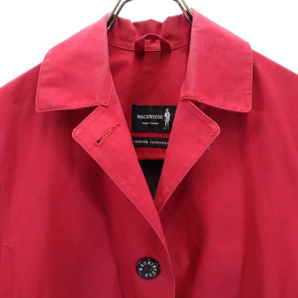 Макинтош Пальто с воротником из нержавеющей стали 32 Красный Ручная работа Женский Б/у