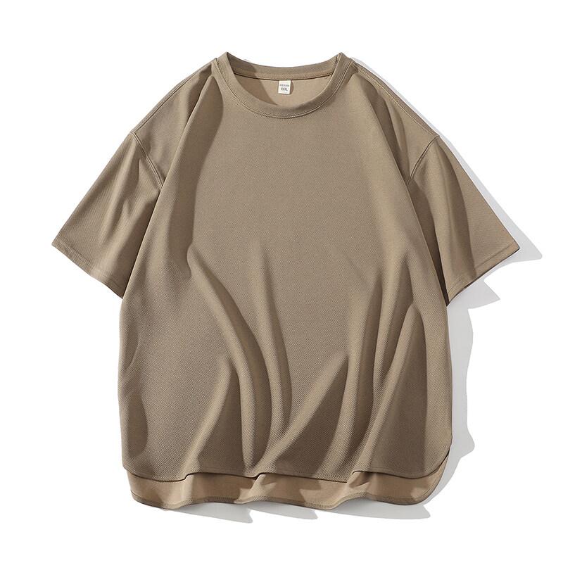 2025 Мужские мешковатые футболки Летние мужские однотонные повседневные футболки с коротким рукавом Мужские базовые футболки Мужские топы Футболки для пар