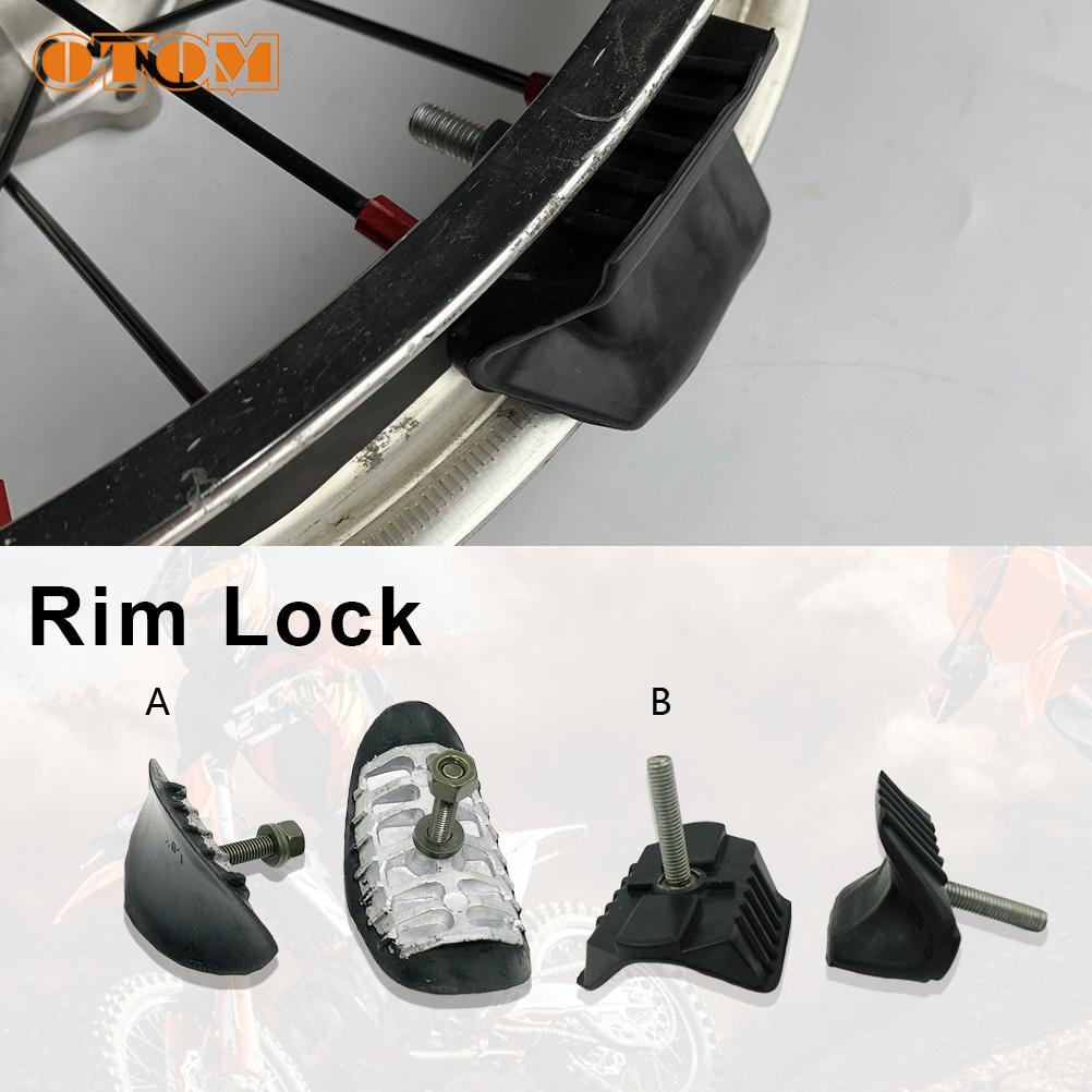 Motorcycle Wheel Rim Lock Tyre Inner Tube Safe Bolt 1.6" 1.85" 2.15" For HUS HONDA KTM KAWASAKI SUZUKI YAMAHA Motocross Enduro