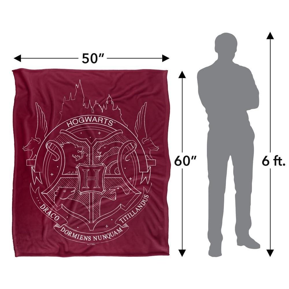 Harry Potter Hogwarts Badge Blanket