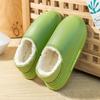 Thick Soled Cotton Slippers Women's Warm Shoes Cotton Shoes
