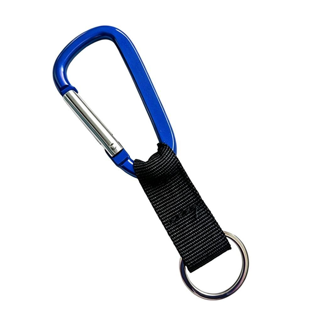 2pcs Aluminum Alloy Quick Clip Key Ring Keychain 13.2cm Lock Buckle for Outdoor Camping Hiking