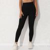 Women's High Waist Tummy Control Butt-Lifting Yoga Leggings - Sweat-Wicking Sexy Running Fitness Tights Black