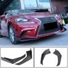 Накладки на передний бампер Flap (для F-Sport 2013-2016, Карбон) для Lexus IS 2013- гг