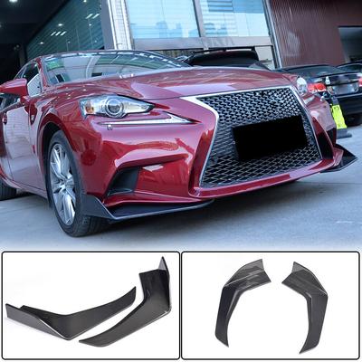 Накладки на передний бампер Flap (для F-Sport 2013-2016, Карбон) для Lexus IS 2013- гг