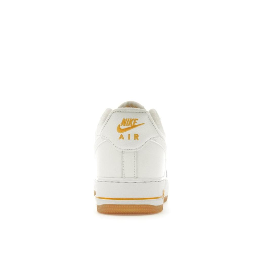 Nike Air Force 1 07 White University Gold Gum Men Sneakers Gum-Light-Brown DZ4512-100