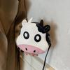 Cute Cow Bag Female New Cartoon Handheld Shoulder Bag Soft Girl Versatile Commuter Crossbody Bag